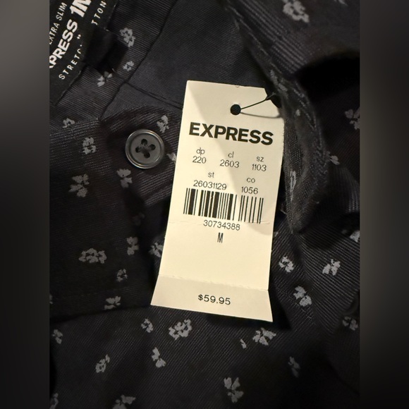Express Men Button Up Shirt - Picture 3 of 4